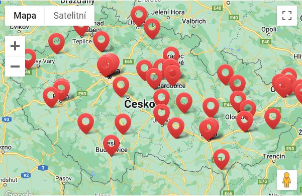 Mapa center hojení ran s garancí kvality ČSLR aktualizována