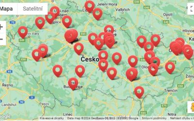 Mapa center hojení ran s garancí kvality ČSLR aktualizována